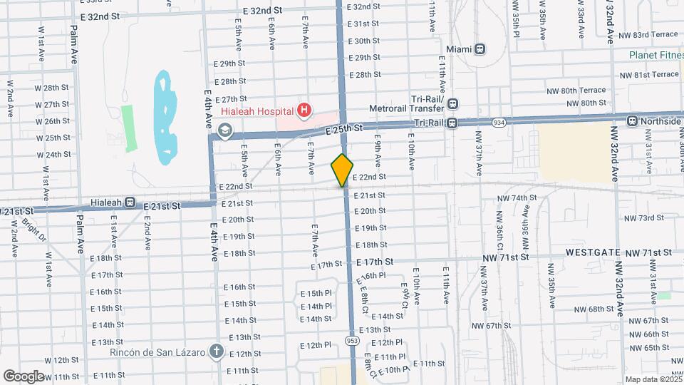 791 E 21st St Map and Location Details