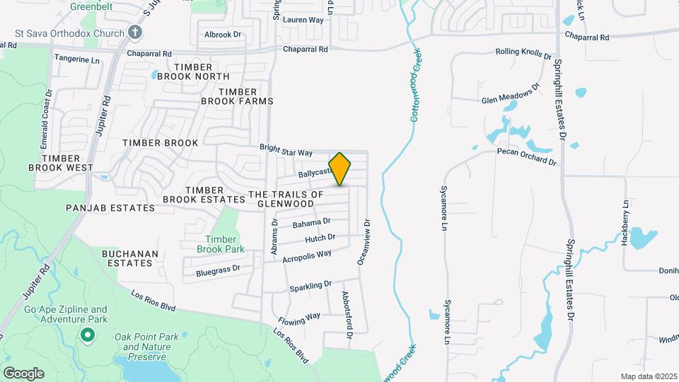 3632 Danbury Ln Mapa y Detalles de la Ubicación