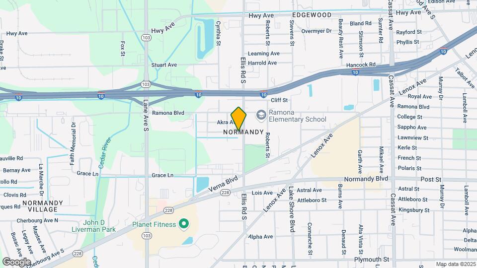 5614 Atlee Ave Map and Location Details