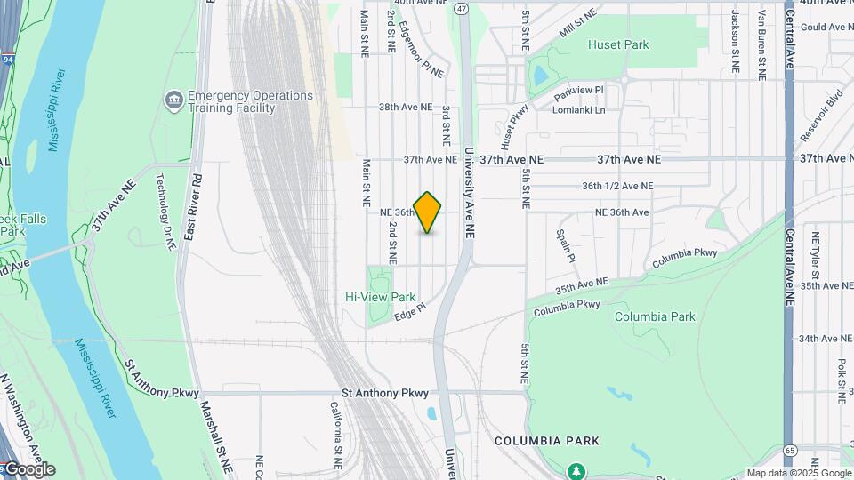 3531-2 1/2 2 1/2 St NE Map and Location Details