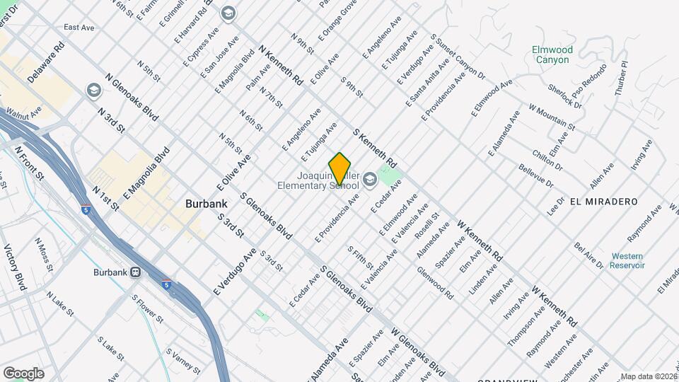 606 E Santa Anita Ave Map and Location Details