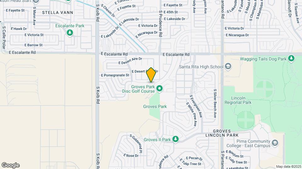 7464 E Poinciana Pl Map and Location Details