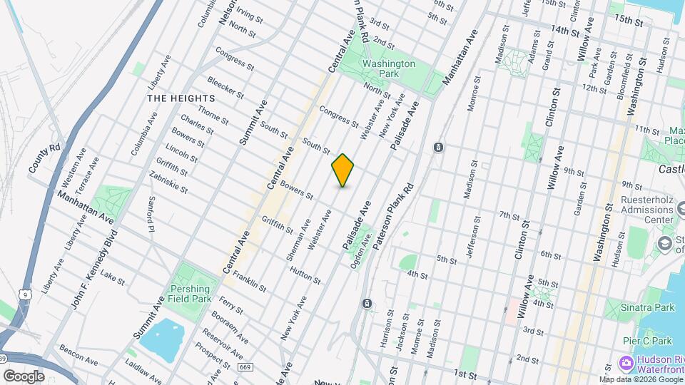 244 Webster Ave Map and Location Details