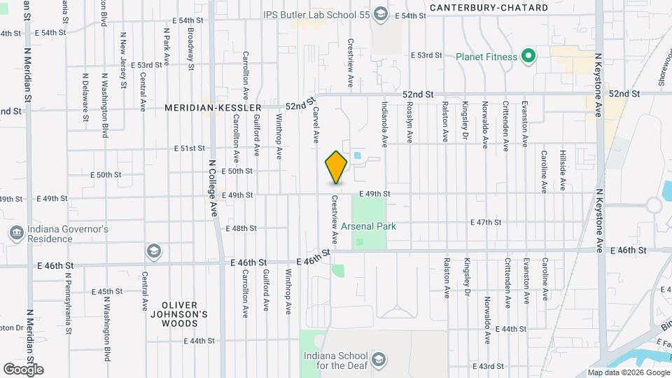 1238 E 49th St Mapa y Detalles de la Ubicación