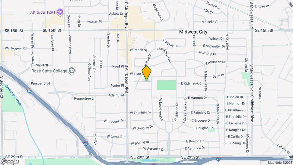 208 W Kittyhawk Dr Map and Location Details