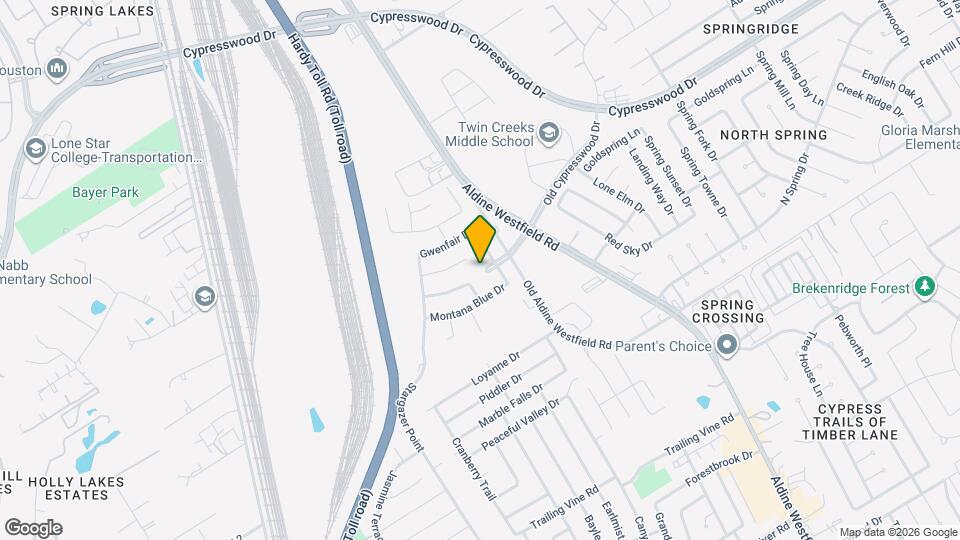 2507 Pembroke Springs Map and Location Details