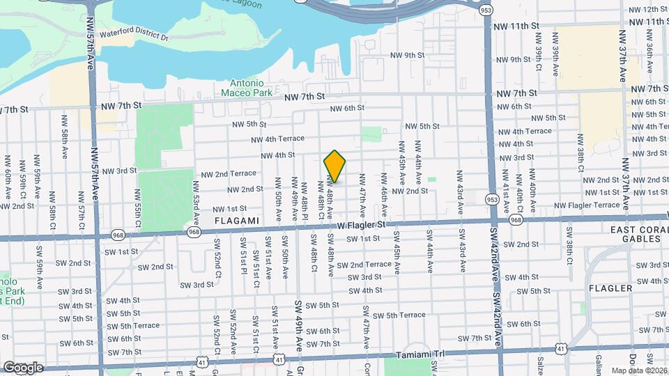 4785 NW 2nd St Map and Location Details