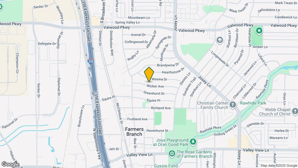 2553 Wicker Ave Map and Location Details