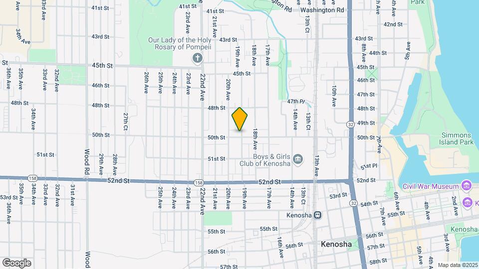 1902 50th St Map and Location Details