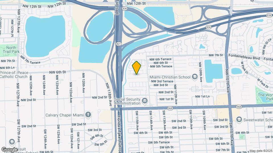 11423 NW 4th Ter Map and Location Details