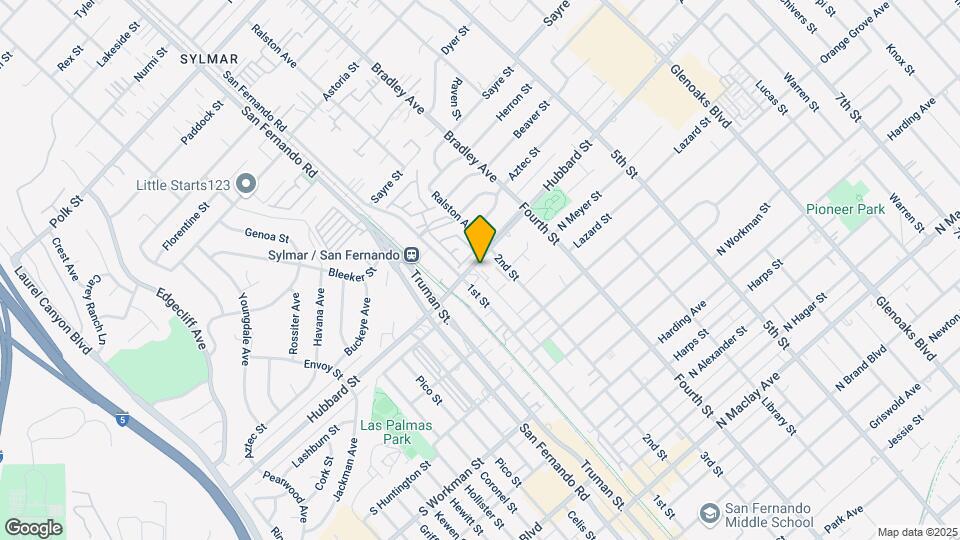 126 N Hubbard Ave Map and Location Details