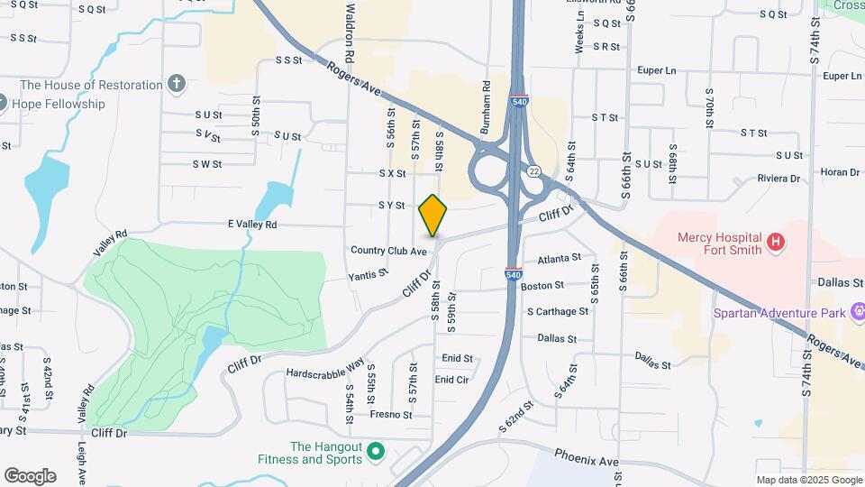 5723 Country Club Ave Map and Location Details