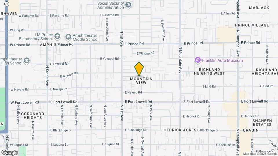850 E Freeman Pl Mapa y Detalles de la Ubicación