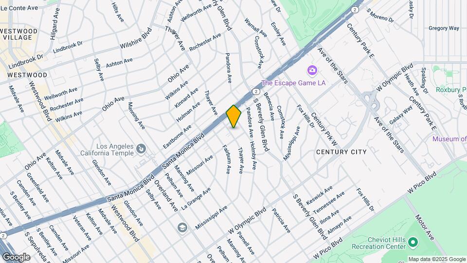 1834 Thayer Ave Mapa y Detalles de la Ubicación