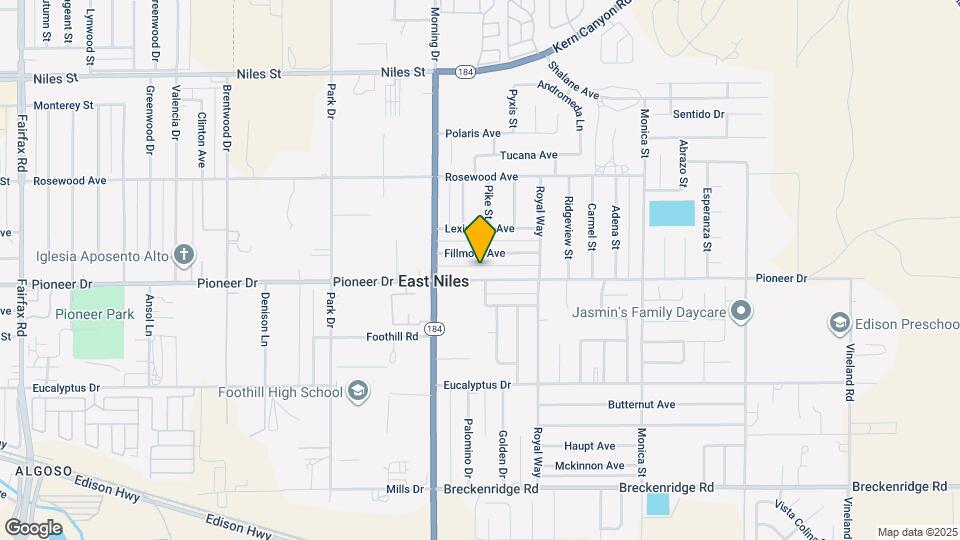8134 Pioneer Dr Map and Location Details