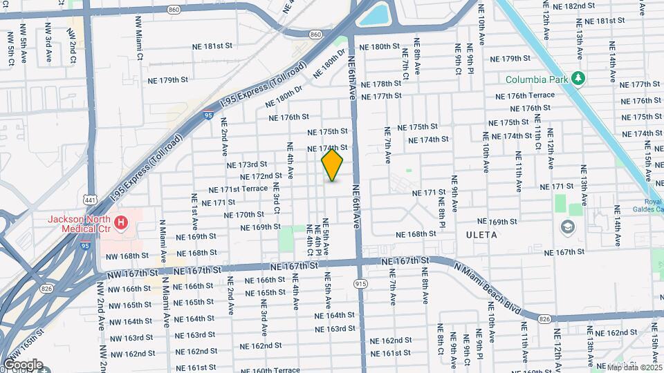 520 NE 171st Terrace-Unit -2 Map and Location Details