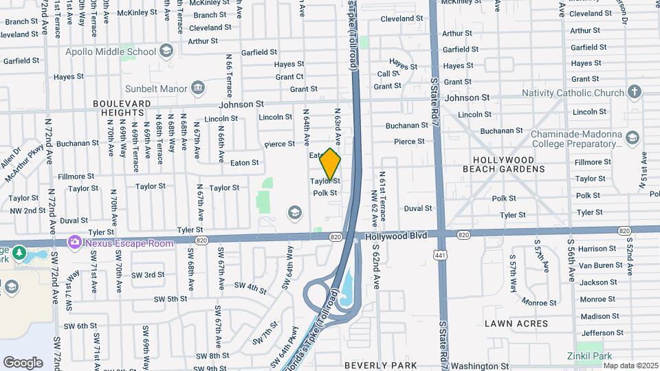 6314 Taylor St Map and Location Details