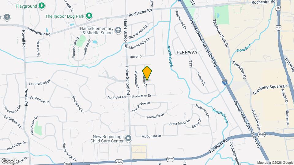 118 Whitney Dr Map and Location Details
