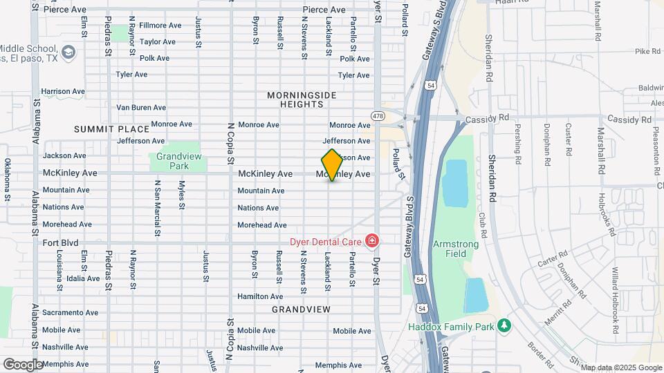 3801 Mountain Ave Map and Location Details