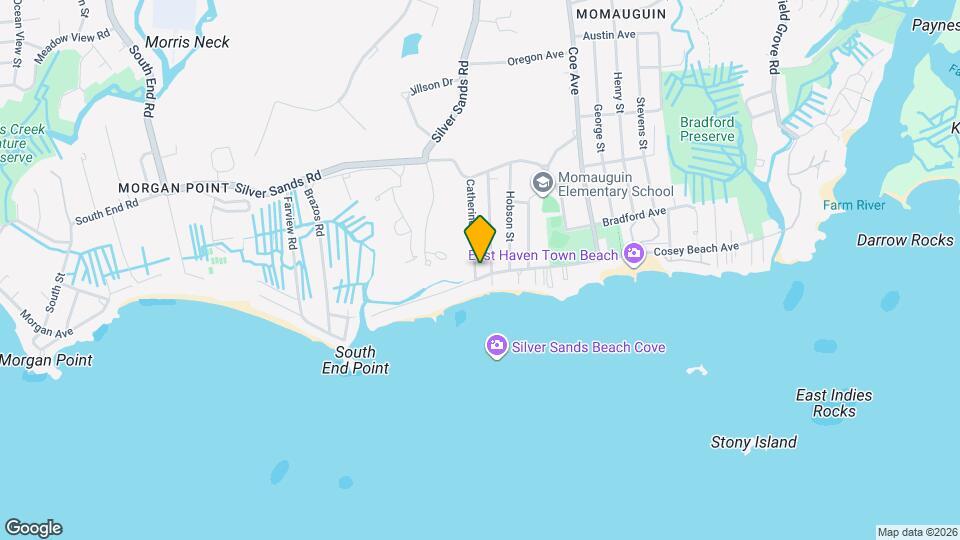 283 Cosey Beach Ave Map and Location Details