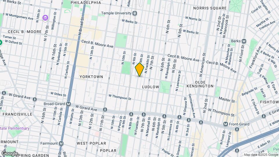 1447 N 8th St Map and Location Details
