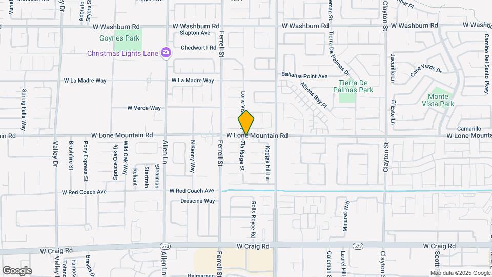 4738 Zia Ridge St Map and Location Details
