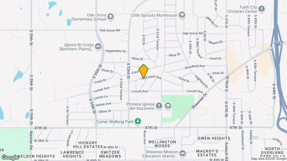 5201 Forest Ave Map and Location Details