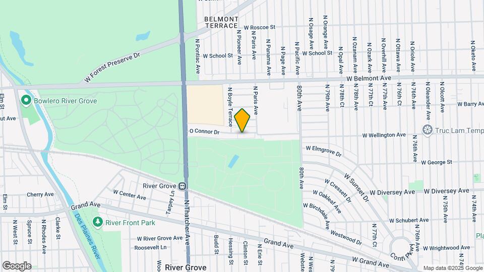 8217 W O'Connor Dr Map and Location Details