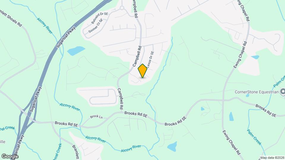 1228 Campbell Ridge Ln Map and Location Details