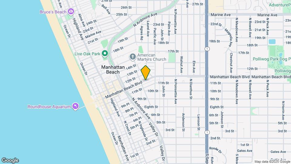 724 Manhattan Beach Blvd Map and Location Details