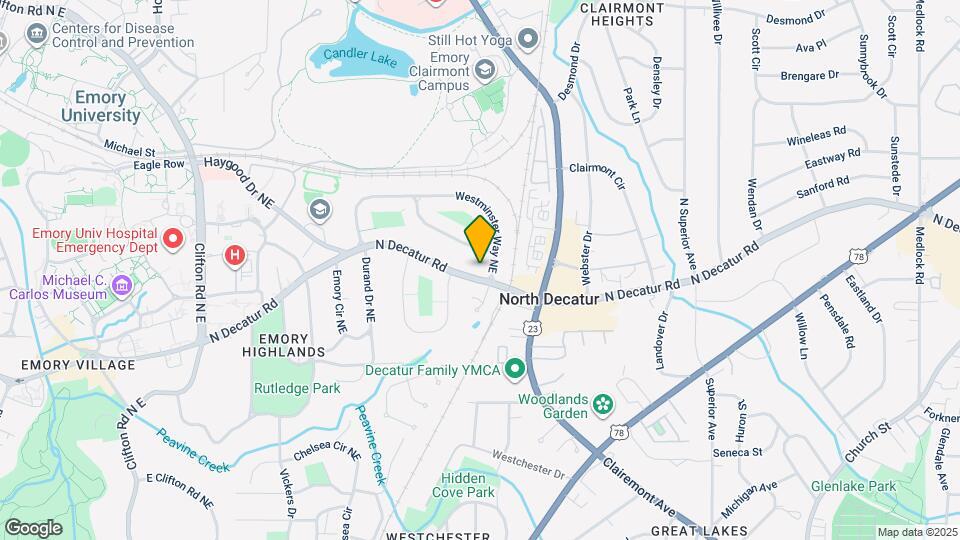2026 N Decatur Rd Map and Location Details