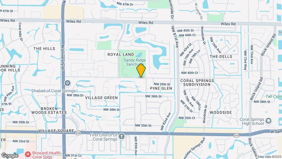 8462 NW 40th St Map and Location Details