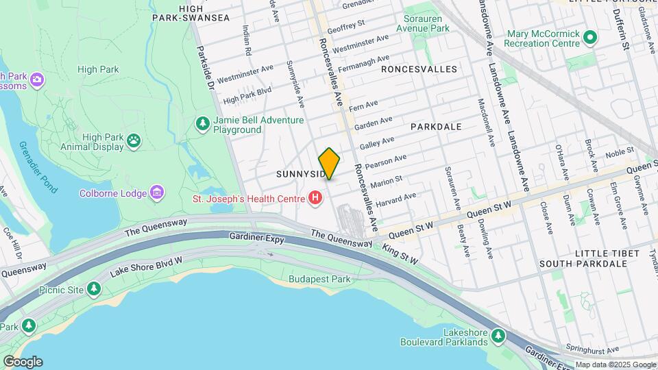 111 Sunnyside Ave Map and Location Details