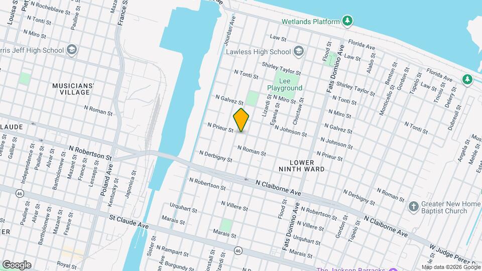5010 N Prieur St Map and Location Details