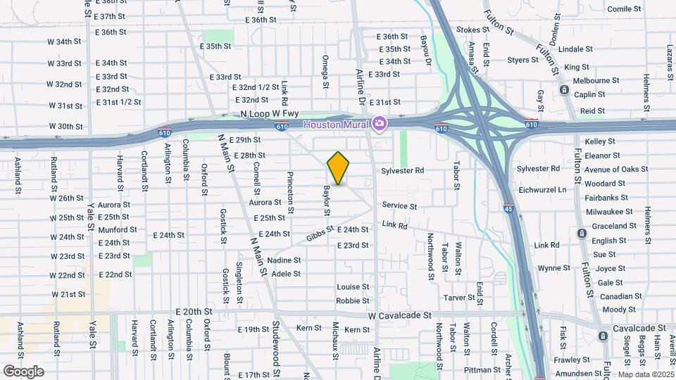 1110 E 26th St Map and Location Details