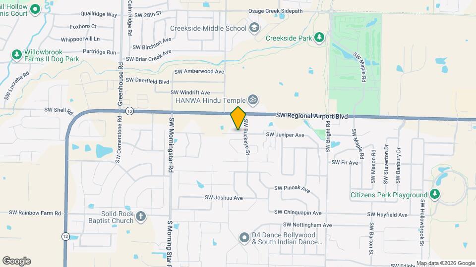 2707 SW Shackleton Ave Mapa y Detalles de la Ubicación