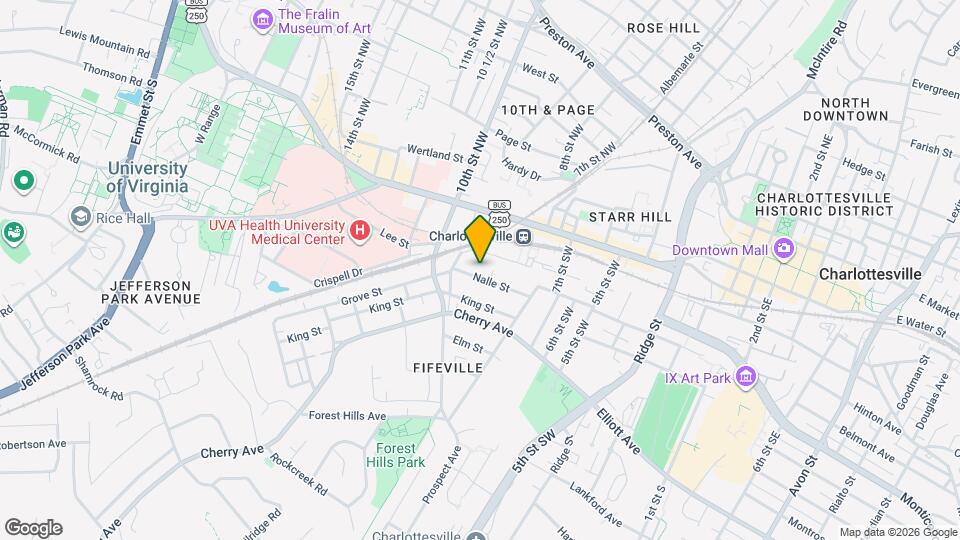 825 Nalle St, Unit B Mapa y Detalles de la Ubicación