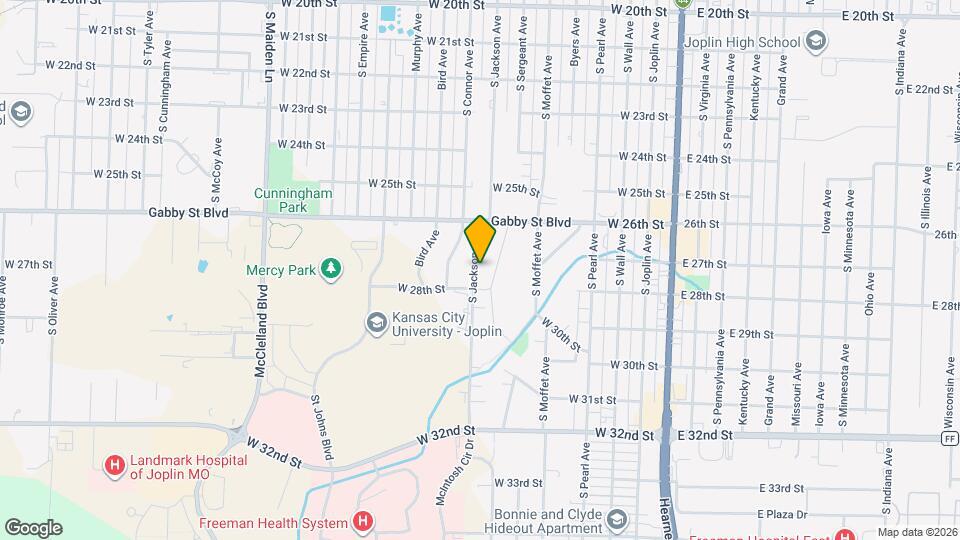 2715 S Jackson Ave Map and Location Details