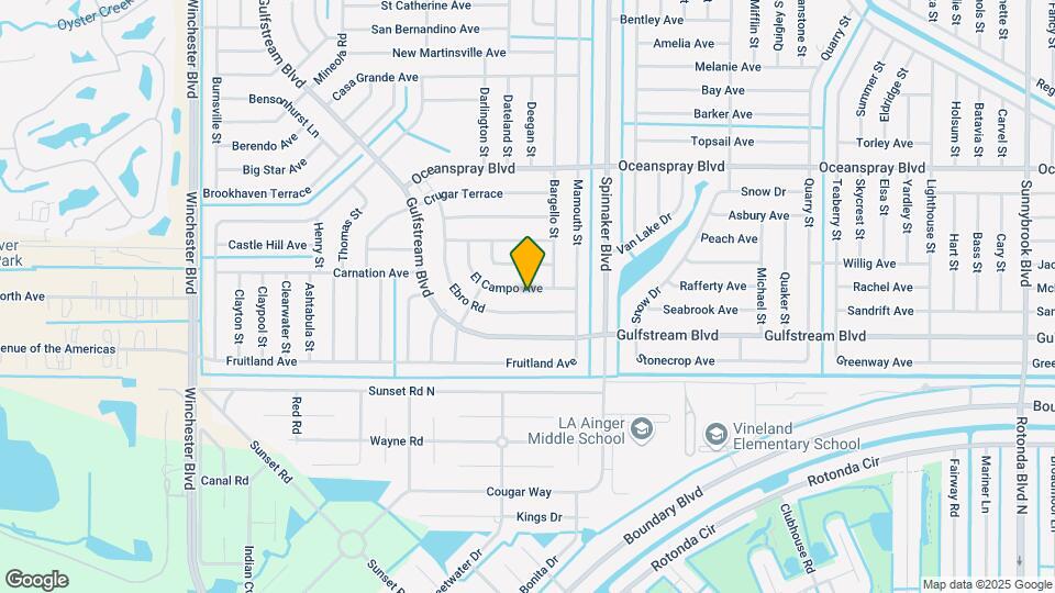 9455 El Campo Ave Map and Location Details