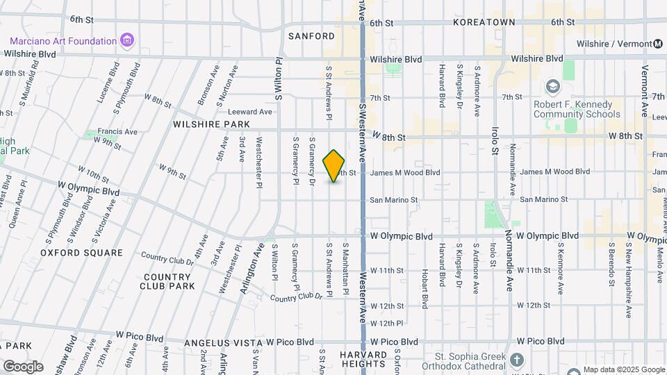 920 S St Andrews Pl Map and Location Details