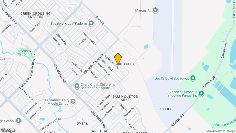 2624 Crystal Falls Dr Map and Location Details