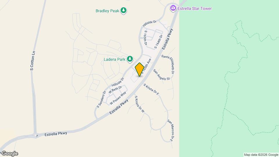 8845 S 165th Ave Mapa y Detalles de la Ubicación