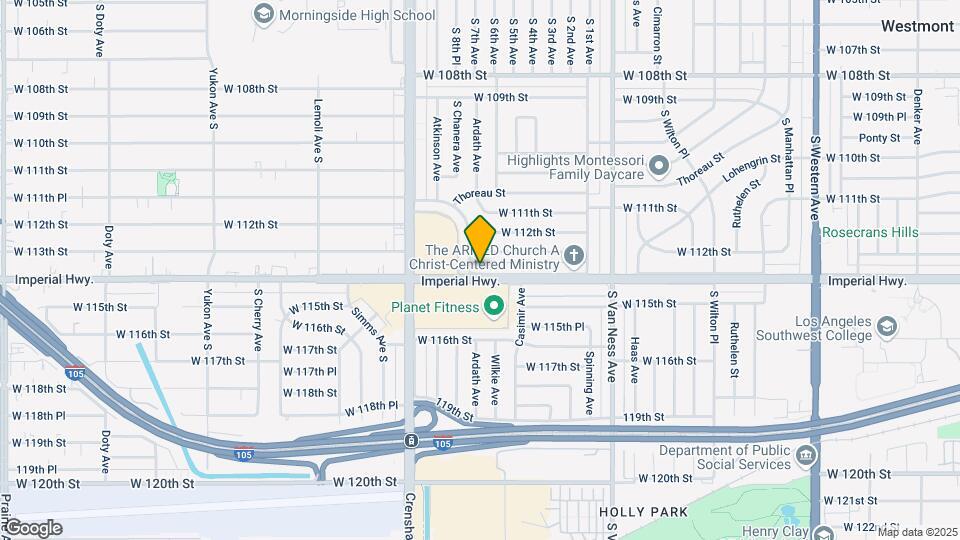 2635 W Imperial Hwy Map and Location Details
