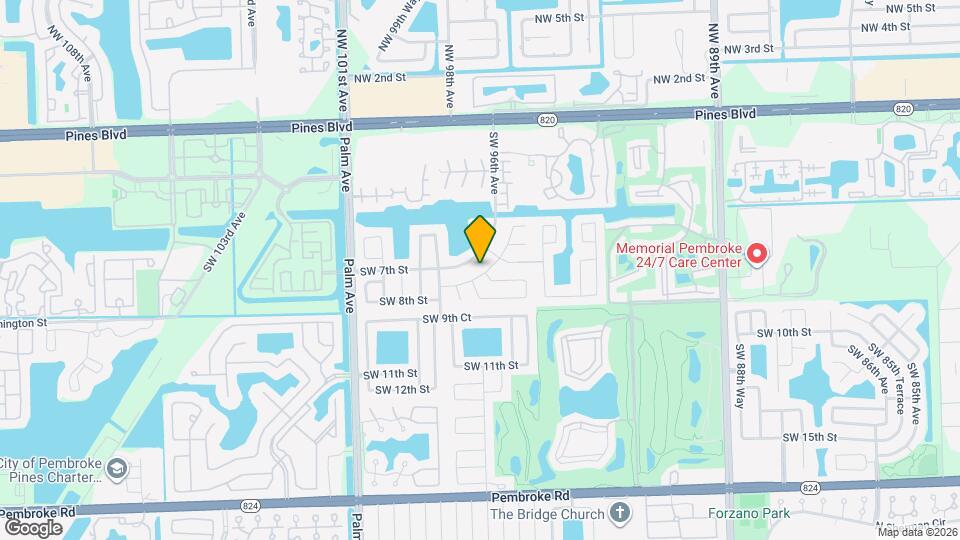 730 SW 95 Terrace Map and Location Details