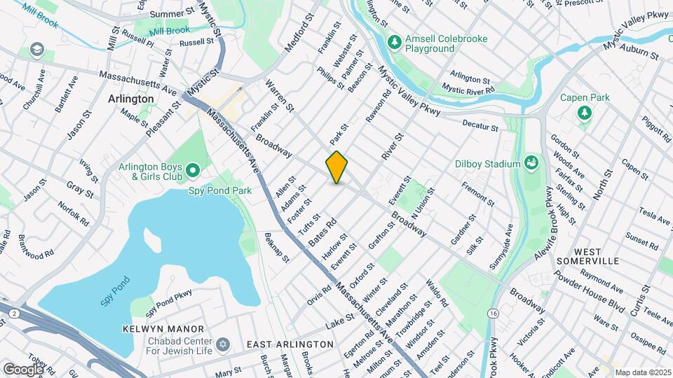 72 Tufts St Map and Location Details