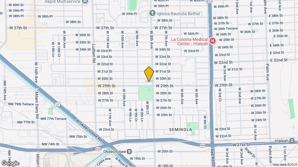 825 W 29th St Map and Location Details