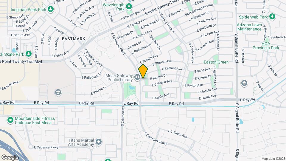 5032 S Curie Way Mapa y Detalles de la Ubicación