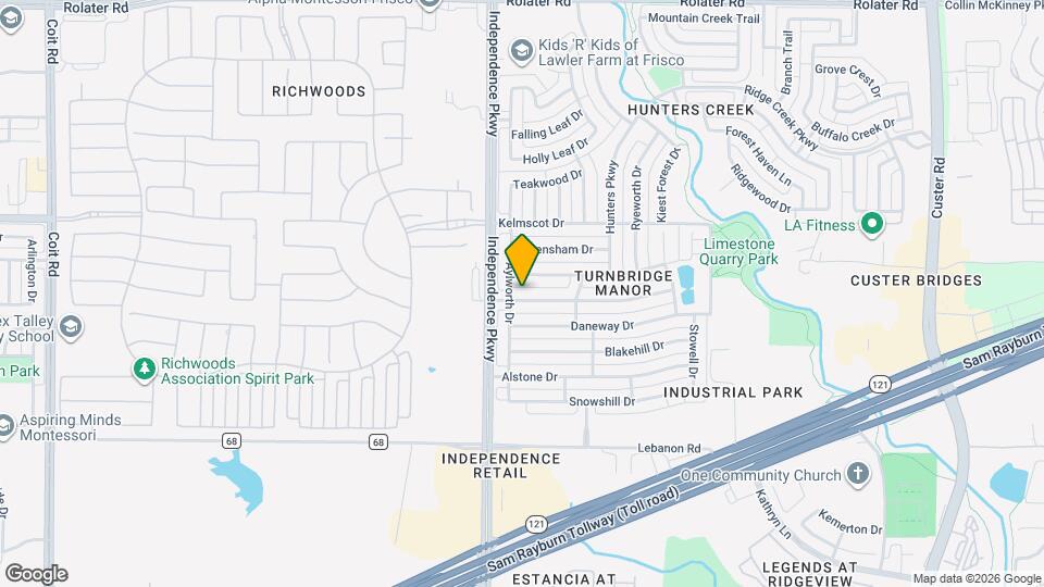 14570 Turnbridge Dr Map and Location Details