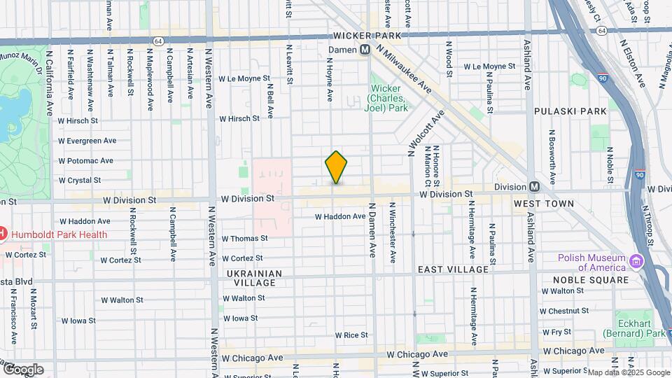 2056 W Division St Map and Location Details