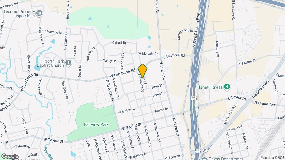 2407 N Shannon St Map and Location Details